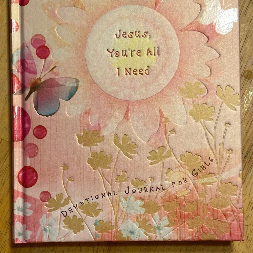 Devotional Journal with Pink Floral Design